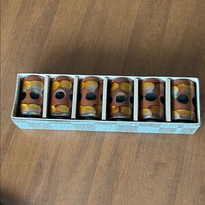 Six MCI Japan tall  tea sake cups